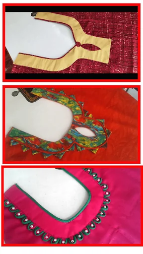Kurti Stitching Neck Designs