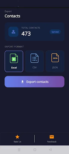 Export Phone Contact
