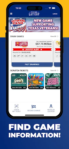 Texas Lottery Official App screenshot 2