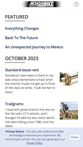 Mountain Bike Action Magazine screenshot 1