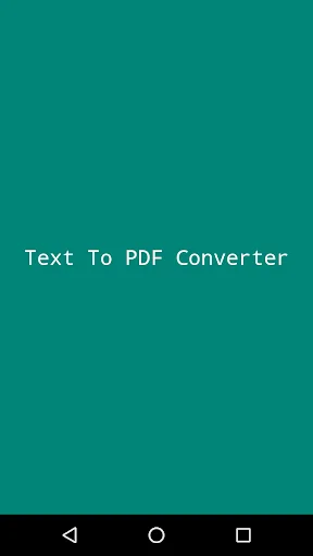 Text to pdf converter