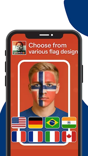 Flag Face - Flag on Pic