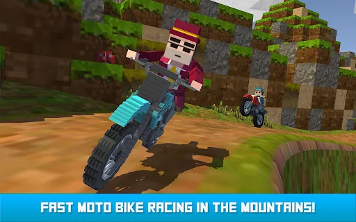 Blocky Moto Bike Winter Breeze