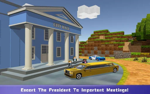 Blocky Security: USA President screenshot 2