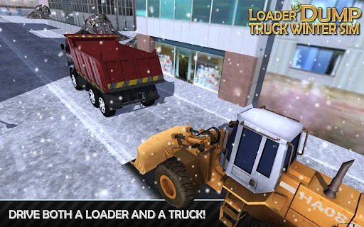 Loader & Dump Truck Winter SIM screenshot 4