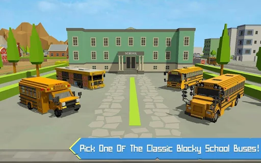 School Bus Game Blocky World