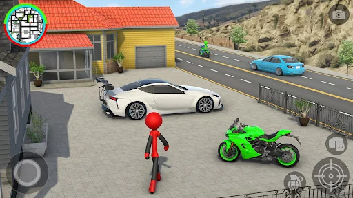 StickMan Rope Hero Spider Game screenshot 1