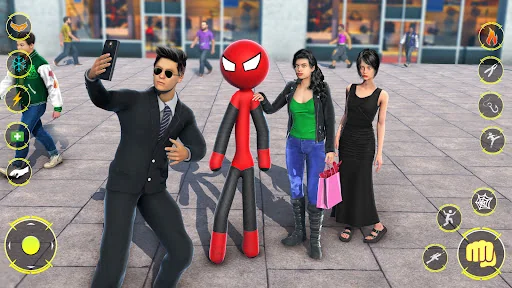 StickMan Rope Hero Spider Game screenshot 2