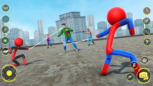 StickMan Rope Hero Spider Game screenshot 4