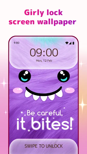 Cute Lock Screen & Wallpapers screenshot 2