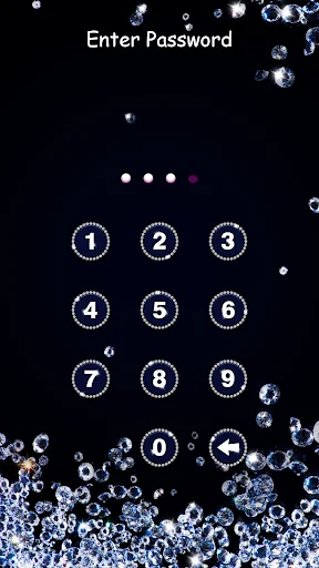 Diamond Zipper Lock Screen screenshot 2