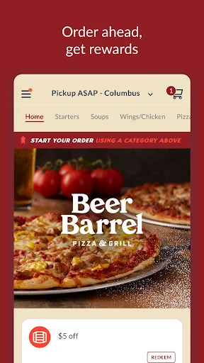 Beer Barrel Pizza & Grill screenshot 1