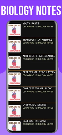 Grade 10 Biology Notes CBC CBE screenshot 2