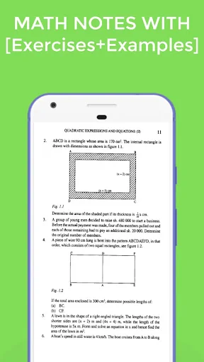 Form  3 KLB Math Notes+Answers