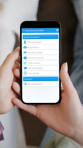 Easy Resume Builder App - PDF screenshot 1