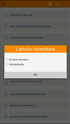 Catholic HymnBook screenshot 4