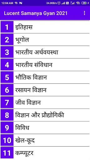 लुसेंट GK Book 2025 OFFLINE