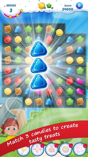 Gummy Candy - Match 3 Game screenshot 1