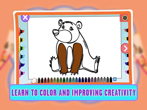 Learning Animal Coloring Games