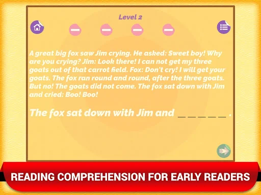 Reading Comprehension Games screenshot 1