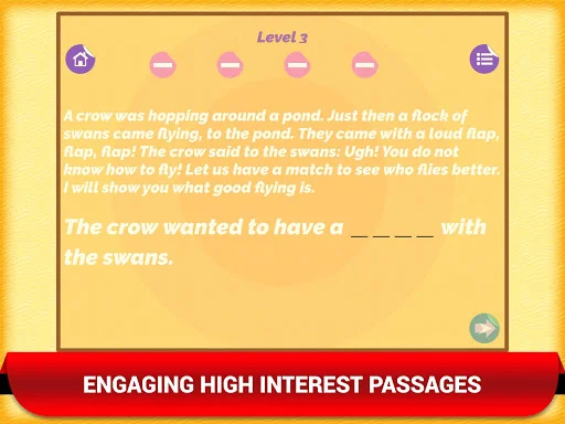 Reading Comprehension Games screenshot 2