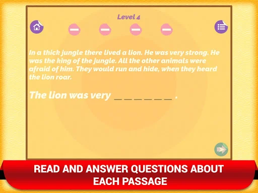 Reading Comprehension Games screenshot 3