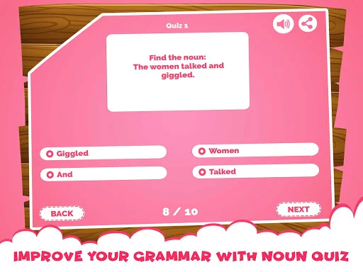 English Grammar Quiz Games
