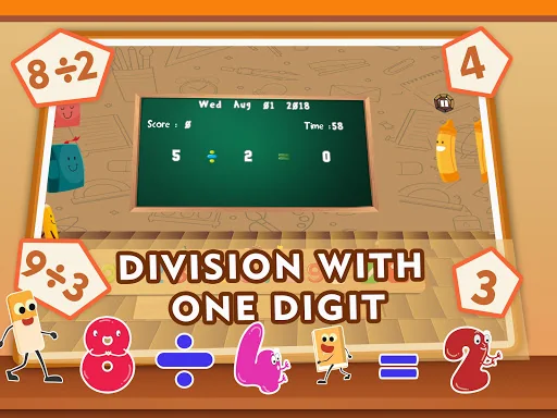 Learn Division Facts Kids Game
