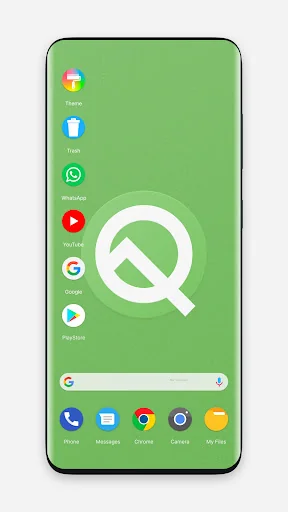 Q theme for Computer Launcher screenshot 1