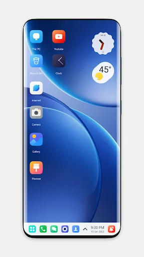Oppo Find X theme for CL screenshot 1