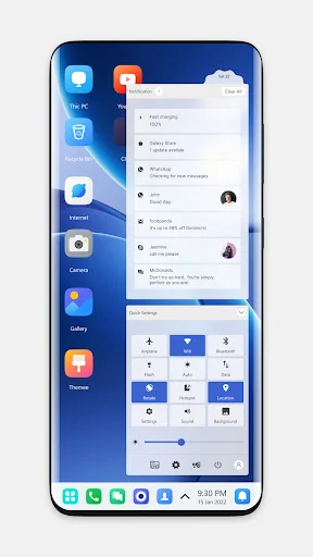 Oppo Find X theme for CL screenshot 3