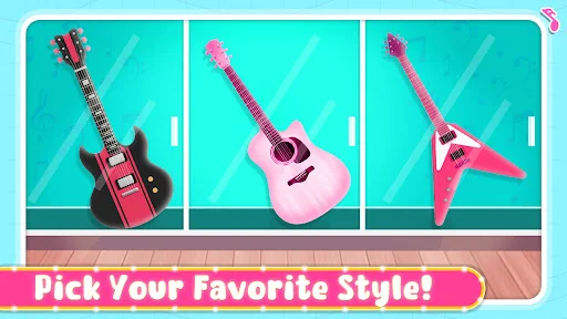 Guitar Girl Rock Band Games screenshot 2