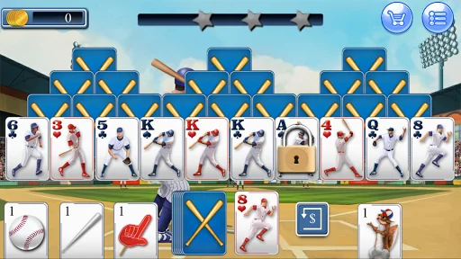 Home Run Tri Peaks Solitaire