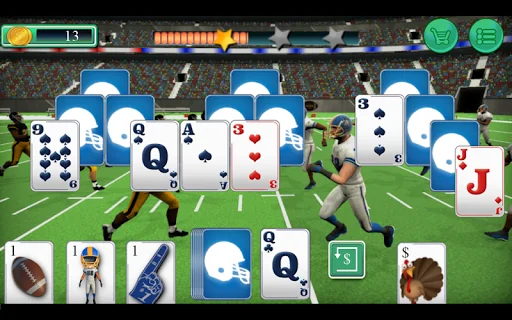Touch Down Football Solitaire