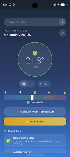 Temperature Measurement App
