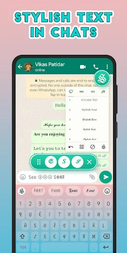Stylish Text - Fonts Keyboard screenshot 3