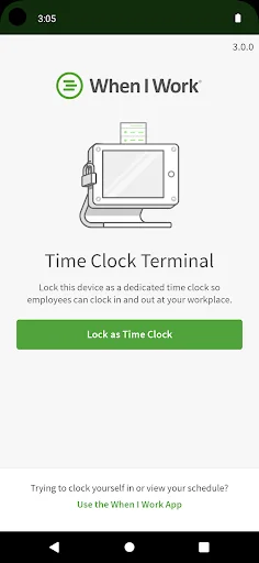 Time Clock Terminal