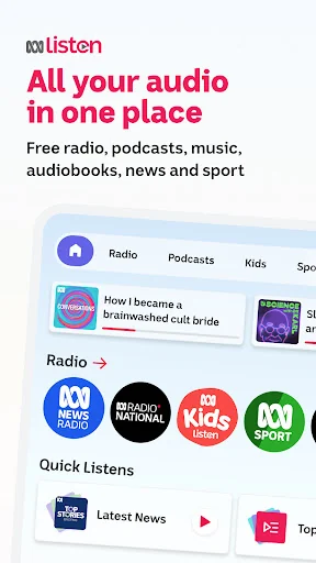 ABC listen: Radio & Podcasts screenshot 1
