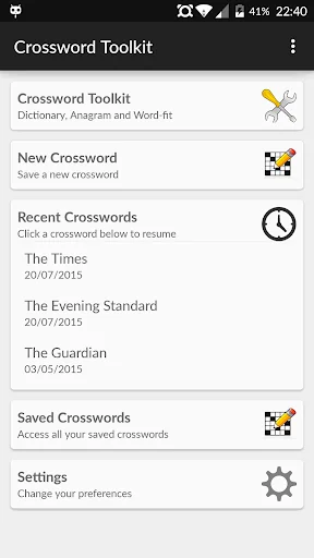 Crossword Toolkit