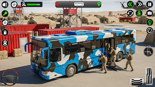 Army Bus Transporter Coach Fun