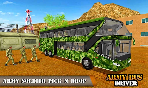 Army Bus Transporter Coach Fun
