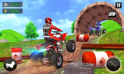Quad Bike Offroad Drive Stunts