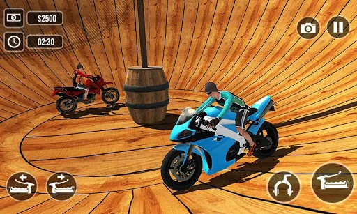 Well of Death Bike Stunts Ride