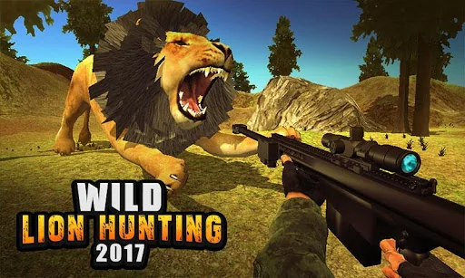 Animals Jungle Lion Shooting