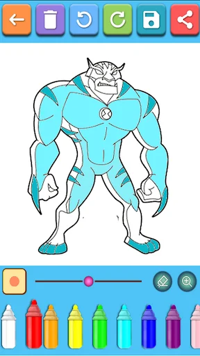 Coloring Book Of Alien Heros