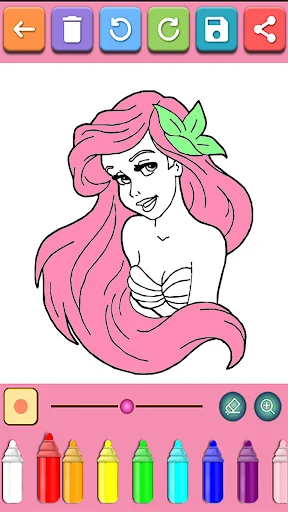 Cute Princess Coloring Pages