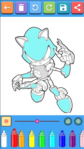 Coloring Book of Hedgehogs screenshot 1