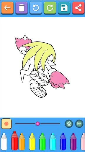 Coloring Book of Hedgehogs screenshot 2