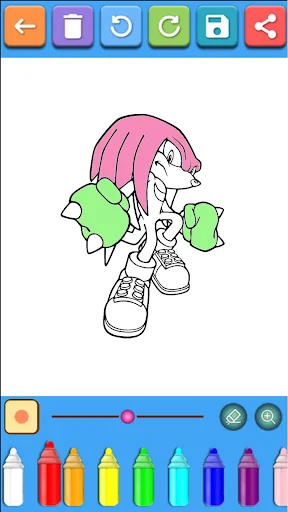 Coloring Book of Hedgehogs screenshot 3