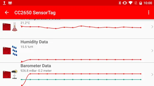 Simplelink SensorTag screenshot 3